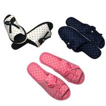 Kit 10 Pantufa De Quarto Casual Vekyo Modas Chinelo Flexível Confortável Sola de Borracha Aberta Feminino