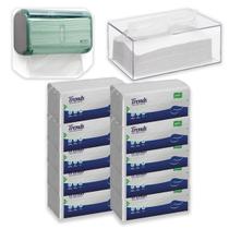 Kit 10 Papel Interfolhado Folha Dupla 2 Dobras 2500 Folhas