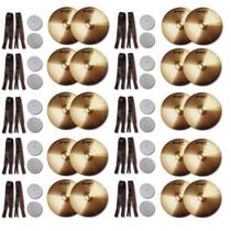 Kit 10 Par Prato 16 Marcial Dreamer + 10 Par Alça Couro