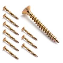Kit 10 Parafuso 4,5X25 Cabeça Chata Para Madeira Metal Parede Carpintaria Alvenaria Marcenaria Fixar