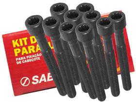 Kit 10 parafuso de cabeçote motor ap 1.6 1.8 2.0 até 1999