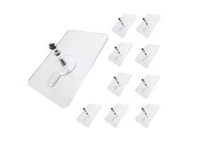 Kit 10 Parafusos Adesivo Facil Instalação Sem Furos Multiuso