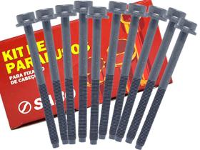 Kit 10 Parafusos de Cabeçote Gol Mi 1.0 8v Motor AT (Com Distribuidor) SABÓ 1997 a 2005