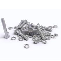 Kit 10 parafusos meia rosca parcial sextavado inox m8*60mm