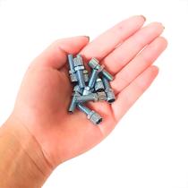 Kit 10 Parafusos Reguladores Fixador De Freio Manete Bike Rosca M6 Sem Base Side Pull