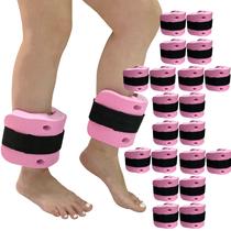 Kit 10 Pares Caneleiras Hidroginástica EVA 1 à 2kg DF1095 Rosa Dafoca Sports