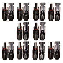 Kit 10 Pares Conector Macho/ Femea - MC4