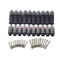 Kit 10 Pares Conector MC4 30A 1000V Painel Solar - Snetec