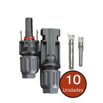 Kit 10 Pares Conectores Mc4 Painel Solar Energia Solar Kit 10 Pares Conectores Mc4 Painel Solar Energia Solar