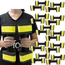 Kit 10 Pares de Halteres Hidroginástica Em EVA 1 A 2 Kg DF4011-BK Preto/Amarelo Dafoca Sports Kit 10 Pares de Halteres Hidroginástica Em EVA 1 A 2 Kg DF4011-BK Preto/Amarelo Dafoca Sports