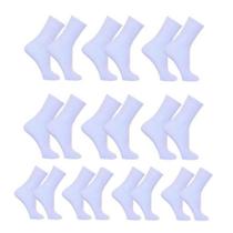 Kit 10 Pares de Meias Masculina Sport Cano Médio
