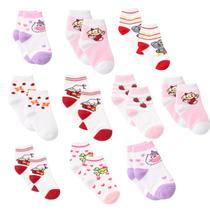 Kit 10 Pares de Meias para bebês Recém Nascidos Estampado cores sortidas Kit 10 Pares de Meias para bebês Recém Nascidos Estampado cores sortidas