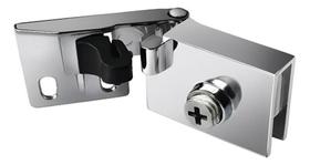 Kit 10 Pares Dobradiça Para Porta Vidro Armário Até 4Mm A 6M Kit 10 Pares Dobradiça Para Porta Vidro Armário Até 4Mm A 6M