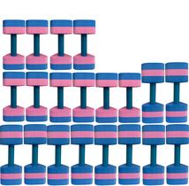 Kit 10 Pares Halteres Aquáticos Em EVA P 1-2kg M 2-3kg Azul/Rosa Dafoca Sports Kit 10 Pares Halteres Aquáticos Em EVA P 1-2kg M 2-3kg Azul/Rosa Dafoca Sports
