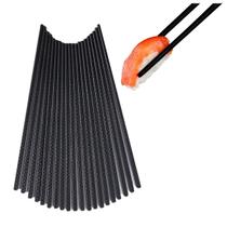 Kit 10 Pares Hashi P/ Comida Oriental Japonesa Reutilizável Kit 10 Pares Hashi P/ Comida Oriental Japonesa Reutilizável