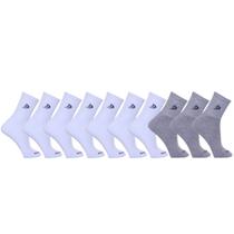 Kit 10 Pares Meia Algodão Cano Longo Dorbe Kit 10 Pares Meia Algodão Cano Longo Dorbe