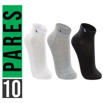 Kit 10 Pares Meia Lupo de Algodão Esportiva Cano Curto Unissex Kit 10 Pares Meia Lupo de Algodão Esportiva Cano Curto Unissex