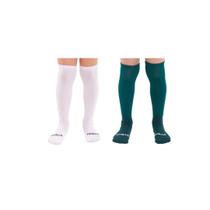 Kit 10 Pares Meião Futebol Infantil Juvenil Bebe Cano Longo Em Cores Sortidas Atoalhado Em Algodão