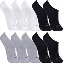 Kit 10 Pares Meias Lupo Algodão Masculina Feminina Sapatilha Cano Curto Baixo Soquete Original 3170