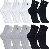 Kit 10 Pares Meias Lupo Original Algodão Cano Alto Longo Masculina Academia Atacado Esportiva 3245-2 Kit 10 Pares Meias Lupo Original Algodão Cano Alto Longo Masculina Academia Atacado Esportiva 3245-2