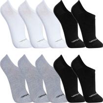 Kit 10 Pares Meias Mash Cano Curto Baixo Meia Soquete Sport Algodão Masculina Feminina Academia Original