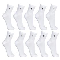 Kit 10 Pares Meias na cor Branco Lupo Walk 3245-910 Cano Médio Algodão Branca Kit 10 Pares Meias na cor Branco Lupo Walk 3245-910 Cano Médio Algodão Branca