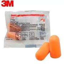 kit 10 Pares Protetor Auricular 3M 16DB Espuma Abafador Ouvidos S/Cordão 1100