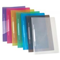 Kit 10 Pasta Classificadora com Grampo Trilho Plástico 24x34cm ACP e Polibras REF 1039