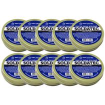 Kit 10 Pasta De Solda Fluxo Pastoso Soldatec 50g Implastec Kit 10 Pasta De Solda Fluxo Pastoso Soldatec 50g Implastec