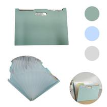 Kit 10 Pasta Organizadora Sanfonada 13 Divisões com Etiqueta