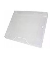 Kit 10 Pastas Aba Elásticas Plástica Oficio 40mm Transparente Kit 10 Pastas Aba Elásticas Plástica Oficio 40mm Transparente