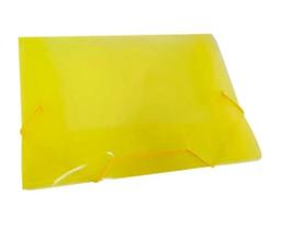 Kit 10 Pastas Aba Elásticas Plástica Ofício Fina Amarela Acp Kit 10 Pastas Aba Elásticas Plástica Ofício Fina Amarela Acp