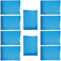 Kit 10 Pastas Aba Elástico Mini Pequena 18x24,5cm ACP Kit 10 Pastas Aba Elástico Mini Pequena 18x24,5cm ACP