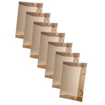 Kit 10 Pastas Aba Elástico Ofício Line 6mm Preto Dello Kit 10 Pastas Aba Elástico Ofício Line 6mm Preto Dello