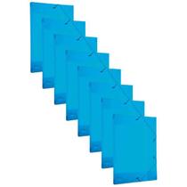 Kit 10 Pastas Aba Elástico Ofício Lombo 20mm Azul Dello Kit 10 Pastas Aba Elástico Ofício Lombo 20mm Azul Dello