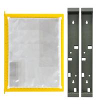 Kit 10 pastas amarelo + 2 suportes Isoflex Kit 10 pastas amarelo + 2 suportes Isoflex