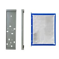 KIT 10 pastas azul + suporte Isoflex
