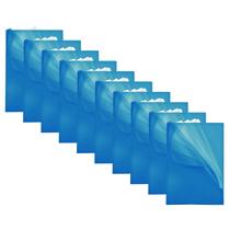 Kit 10 Pastas L Semi Transparente A4 Colorida 22 x 31cm - ACP (Escolha a Cor)