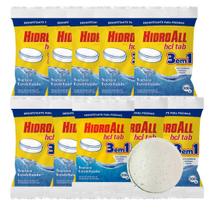 Kit 10 Pastilha De Cloro Multi Ação 3x1 Propoll 200gr Agua Cristalina e Protegida Hidroall