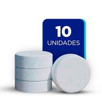 Kit 10 Pastilhas 200g Limpeza de Piscina