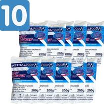 Kit 10 Pastilhas Cloro Orgânico 5 em 1 Multiação 200g Kit 10 Pastilhas Cloro Orgânico 5 em 1 Multiação 200g
