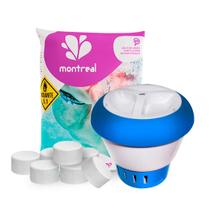 Kit 10 Pastilhas Tricloro Montreal 200g E Flutuador Médio Hb