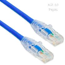 Kit 10 Patch Cord Cat6 1,5Mts ul Furukawa