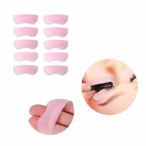Kit 10 patch gel protetor pálpebras para cílios e make