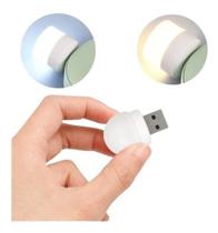 Kit 10 Pç Luz De Led Luminária Lâmpada Abajur Usb Mesa Nf