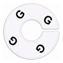 KIT 10 PÇ Separador Cabide, Transparente Com Impressão PP