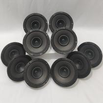 Kit 10 Pçs Alto Falante Bravox Full Range F6 6 30w 8ohms Preto