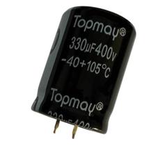 Kit 10 pçs - capacitor eletrolitico 330x400v - 330uf x 400v