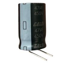 KIT 10 PÇS CAPACITOR ELETROLITICO 47X450V - 47UF X 450V 105º