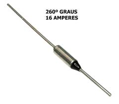 Kit 10 pçs - fusivel termico 16 amperes - 260 graus - 250v